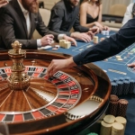 Стильная домашняя игровая комната в стиле казино с элегантным дизайном